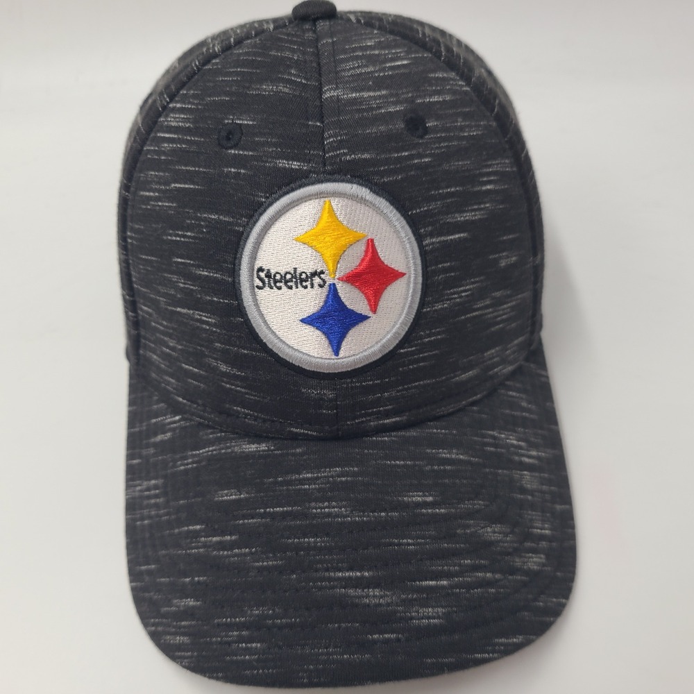 Pittsburgh Steelers Hat Adjustable OTS Black NFL Football Logo Cotton Blend Men
